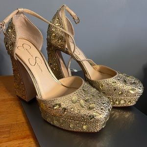 Jessica Simpson Dreama Ankle-Strap Platform Pump